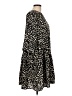 Hayden 100% Polyester Animal Print Black Casual Dress Size L - photo 4