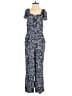 Ann Taylor LOFT Outlet 100% Rayon Paisley Blue Jumpsuit Size S - photo 1