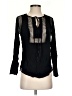 Joseph A. 100% Viscose Black Long Sleeve Blouse Size S - photo 1