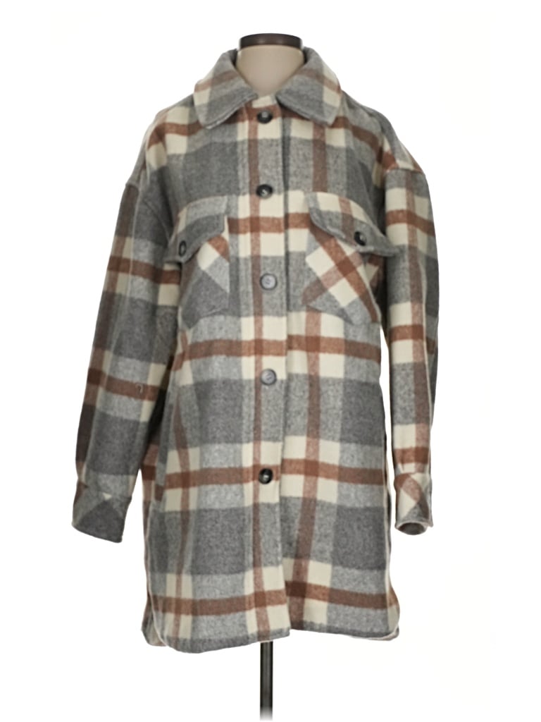 Pre-owned Storia Coat In Gray