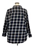 Old Navy 100% Cotton Plaid Blue Long Sleeve Button-Down Shirt Size XXL - photo 2