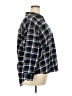 Old Navy 100% Cotton Plaid Blue Long Sleeve Button-Down Shirt Size XXL - photo 4