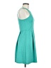 Dina Be 100% Polyester Solid Teal Casual Dress Size M - photo 4