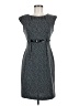 DressBarn 100% Polyester Tweed Gray Cocktail Dress Size 6 (petite) - photo 1