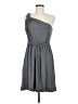 BCBGeneration Solid Gray Casual Dress Size 8 - photo 1