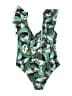 Unbranded Tropical Green One Piece Swimsuit Size L - photo 2