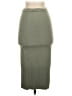 Alice + Olivia Solid Green Wool Skirt Size S - photo 1