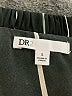 DR2 100% Polyester Stripes Black Short Sleeve Blouse Size S - photo 7