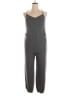 Unbranded 100% Polyester Solid Gray Jumpsuit Size XL - photo 1
