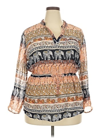 Indulge Long Sleeve Blouse (view 1)