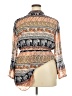 Indulge 100% Polyester Orange Long Sleeve Blouse Size 2X - photo 2