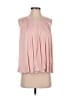 Mossimo 100% Polyester Pink Sleeveless Blouse Size S - photo 1