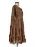 GiGio 100% Polyester Animal Print Brown Casual Dress Size S - photo 4