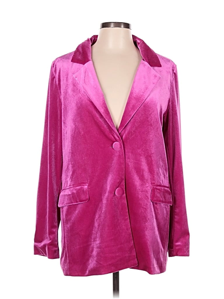 Pre-owned First Love Blazer Jacket In Purple