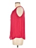 Jennifer Lopez 100% Polyester Red Sleeveless Blouse Size M - photo 5