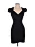 Guess Solid Black Cocktail Dress Size S - photo 1