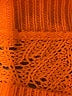 Unbranded 100% Acrylic Chevron-herringbone Orange Pullover Sweater Size S - photo 4