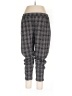 Elle Houndstooth Black Casual Pants Size XL - photo 1