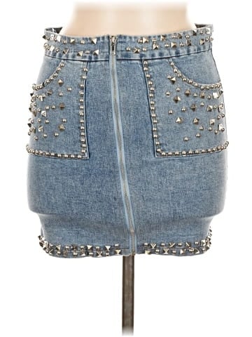 Kiwi Denim Skirt (view 1)