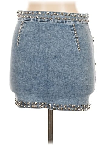 Kiwi Denim Skirt (view 2)
