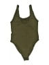 Topshop Green Bodysuit Size 8 - photo 2