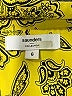 Saunders Collective 100% Polyester Graphic Paisley Tropical Yellow Short Sleeve Blouse Size 6 - photo 7