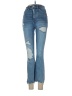 Express Hearts Blue Jeans Size 6R - photo 1