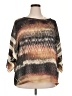 Reba 100% Polyester Brown 3/4 Sleeve Blouse Size 2X - photo 1