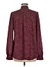 Lulus 100% Polyester Polka Dots Burgundy Long Sleeve Blouse Size M - photo 2