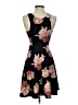 Soprano Floral Black Casual Dress Size XS - photo 2