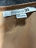 Forever 21 100% Polyester Solid Tan Casual Dress Size L - photo 7