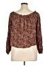 Jolt 100% Rayon Brown 3/4 Sleeve Blouse Size XL - photo 2