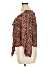 Jolt 100% Rayon Brown 3/4 Sleeve Blouse Size XL - photo 5