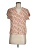 Shein Orange Short Sleeve Blouse Size 6 - photo 1