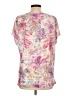 Rebecca Malone 100% Polyester Pink Short Sleeve Blouse Size L - photo 2