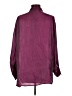 Glam 100% Polyester Burgundy Long Sleeve Blouse Size L - photo 2