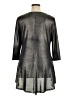 Anthology Metallic Silver 3/4 Sleeve Top Size 14 - photo 2