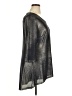 Anthology Metallic Silver 3/4 Sleeve Top Size 14 - photo 4