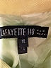 Lafayette 148 New York 100% Cotton Green 3/4 Sleeve Button-Down Shirt Size 14 - photo 6