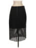 Trina Turk 100% Polyester Houndstooth Black Formal Skirt Size 2 - photo 2