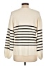 Unbranded Stripes Ivory Pullover Sweater Size L - photo 2