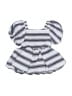 Habitual 100% Polyester Stripes Gray Dress Size 3 - photo 2
