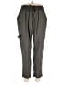 Ci Sono Solid Gray Cargo Pants Size XL - photo 1