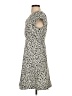 Neiman Marcus Animal Print Ivory Cocktail Dress Size 4 - photo 5