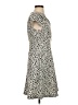 Neiman Marcus Animal Print Ivory Cocktail Dress Size 4 - photo 4