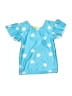 Hard Candy Blue Short Sleeve Blouse Size 3 - photo 1