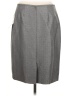 Le Suit 100% Polyester Chevron-herringbone Gray Casual Skirt Size 8 (petite) - photo 2