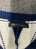 Prettygarden Chevron-herringbone Blue Pullover Sweater Size S - photo 7