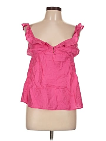 JLo by Jennifer Lopez Sleeveless Silk Top (view 1)