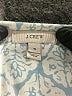 J.Crew 100% Cotton Graphic Blue Long Sleeve Blouse Size 4 - photo 7